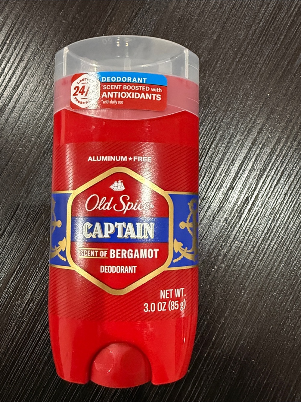 NWT Old Spice Captain Bergamot Deodorant - aluminum free